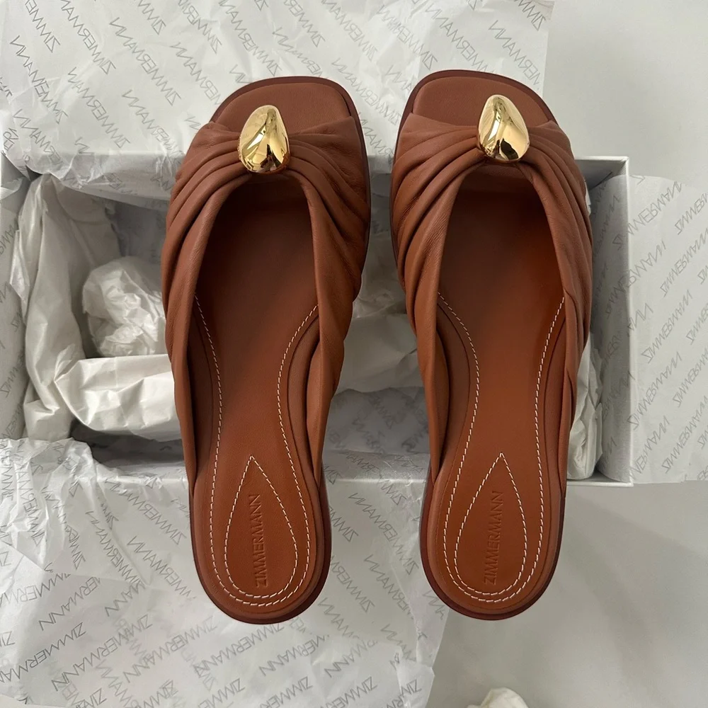 Zimmermann Gleam Sandals - Picture 1 of 6